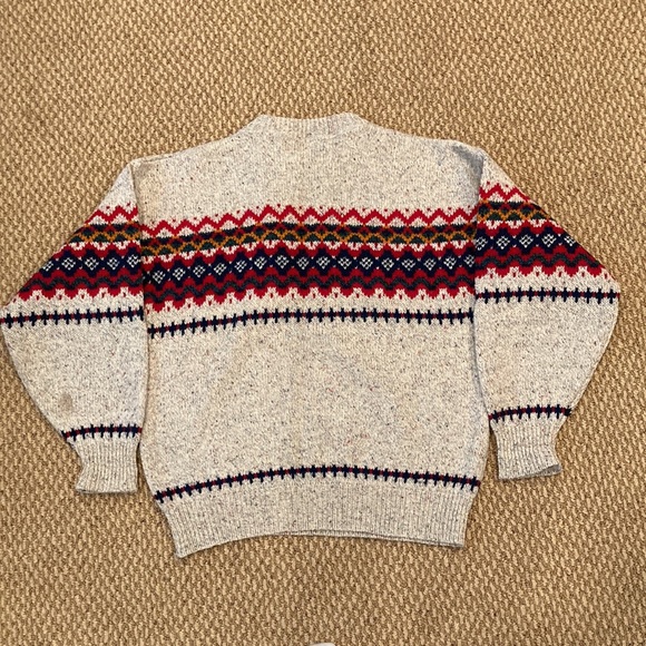 Vintage Lands’ End Men’s Wool Sweater - Picture 2 of 9